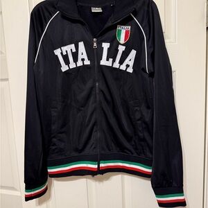 Italia Black Track Jacket